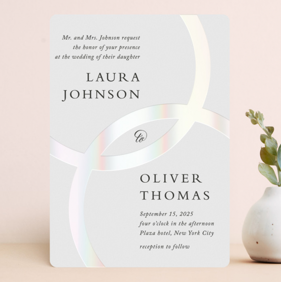 The Best Modern Wedding Invitations For Emmaline Bride