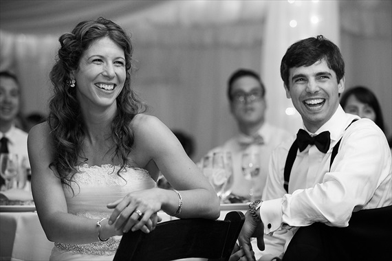 Dennis Drenner Photographs - baltimore museum wedding - bride and groom laugh