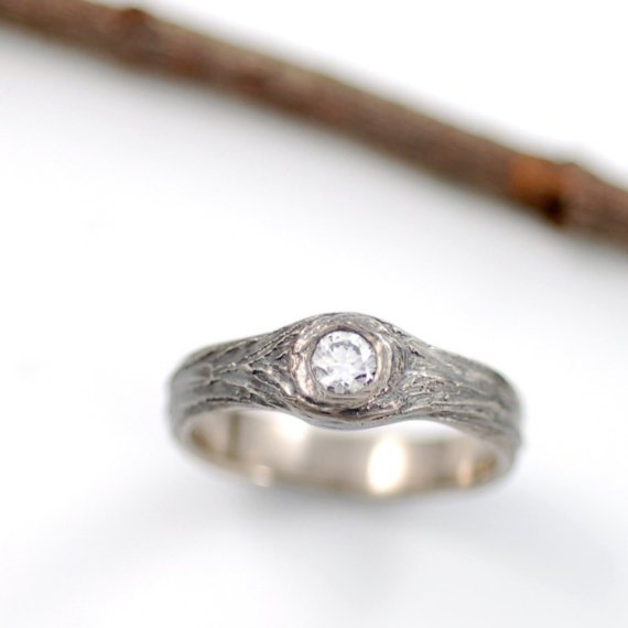handmade wedding engagement ring (beth cyr weddings) via The Marketplace at EmmalineBride.com