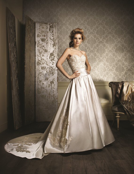 Vintage Inspired Wedding Gowns by the Alfred Angelo 2014 Collection - 1980s inspiration