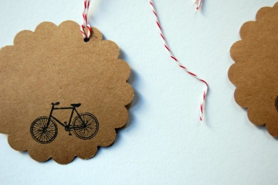 bicycle favor tags