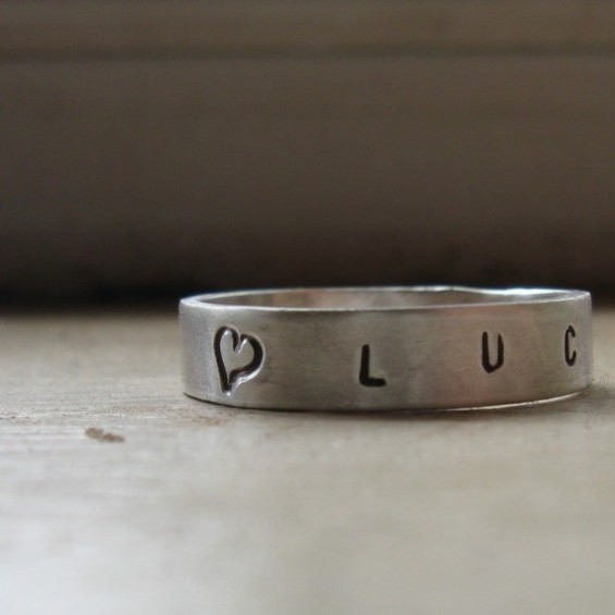 engraved ring wedding band