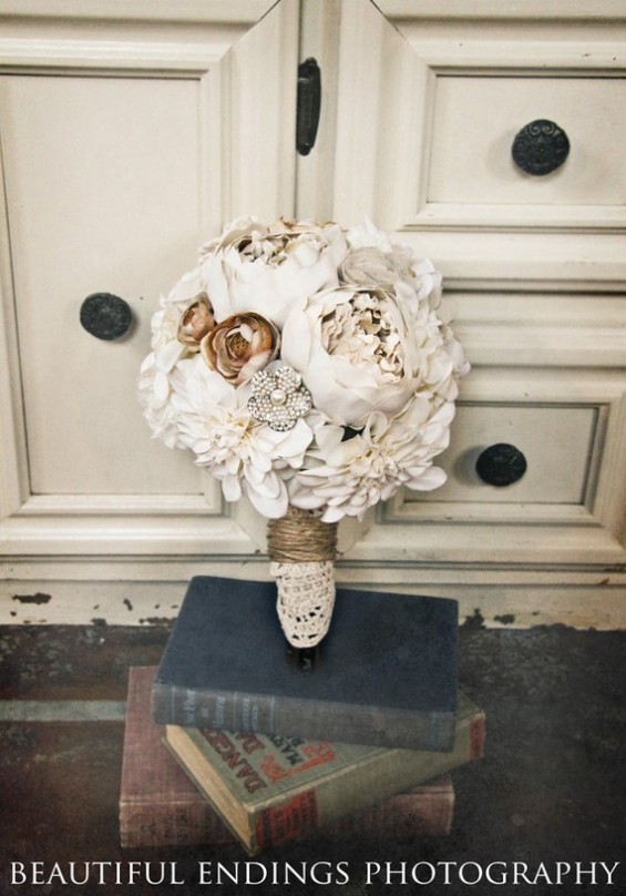 handmade bridal bouquet