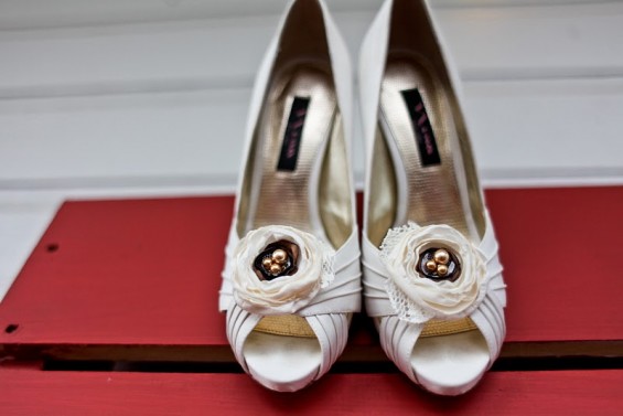 rustic wedding shoe clips