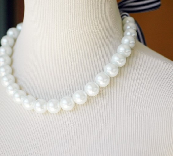 nautical wedding pearls