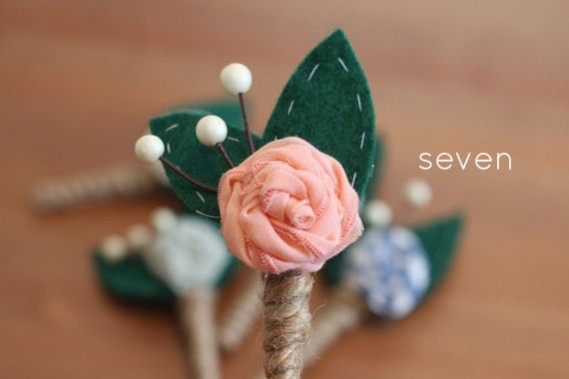 rustic boutonnieres - 7