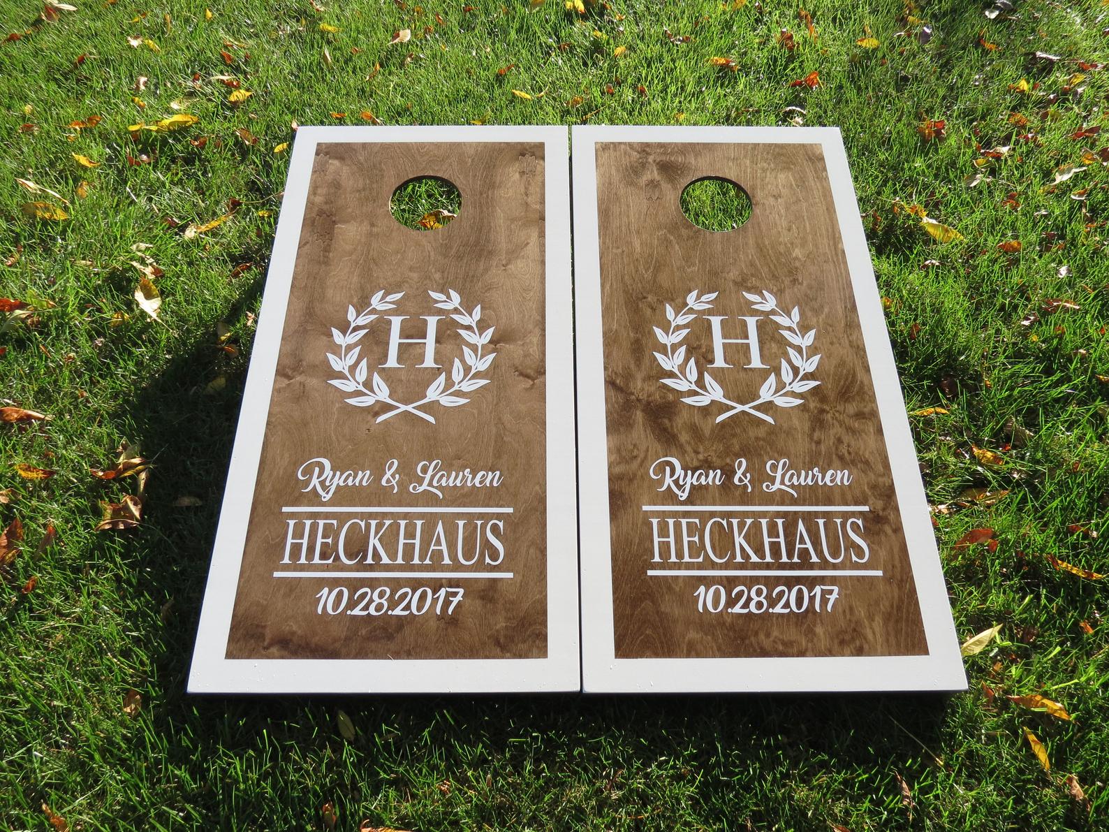 Wedding Cornhole Boards: The Best Lawn Game for Receptions | EB