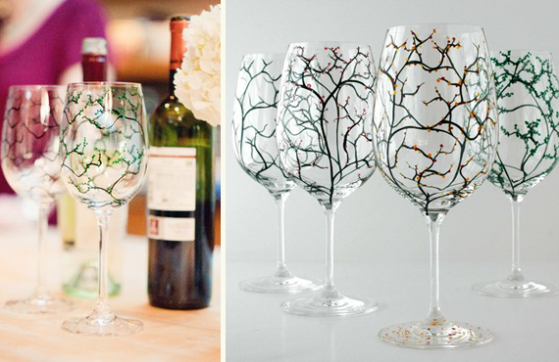 bridal party wine glasses