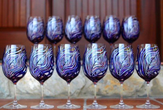bridal party wine glasses