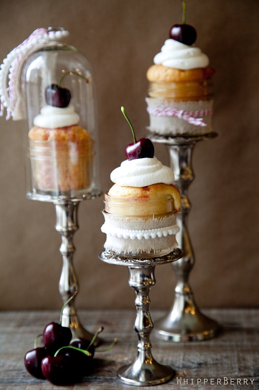 cupcakes on candlesticks