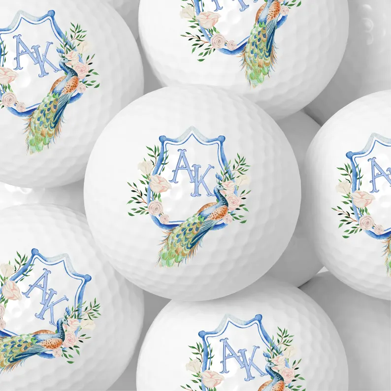 Golf ball wedding favors for a golfing themed wedding