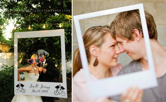 polaroid wedding idea - polaroid photo booth