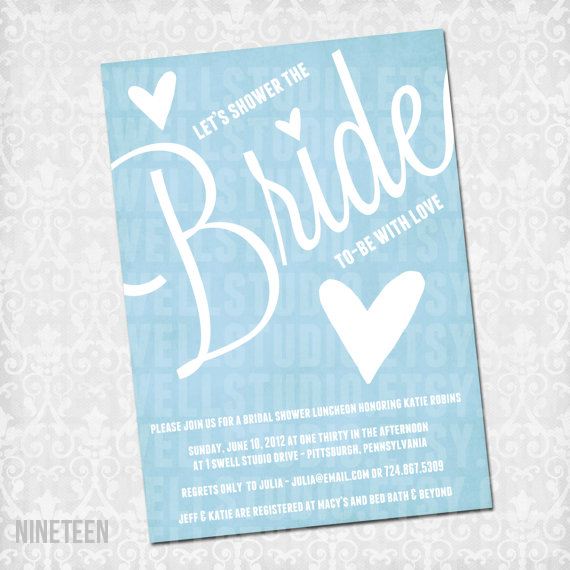 printable bridal shower invites
