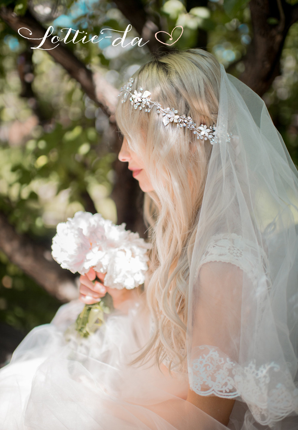 bridal headpieces worn with a veil