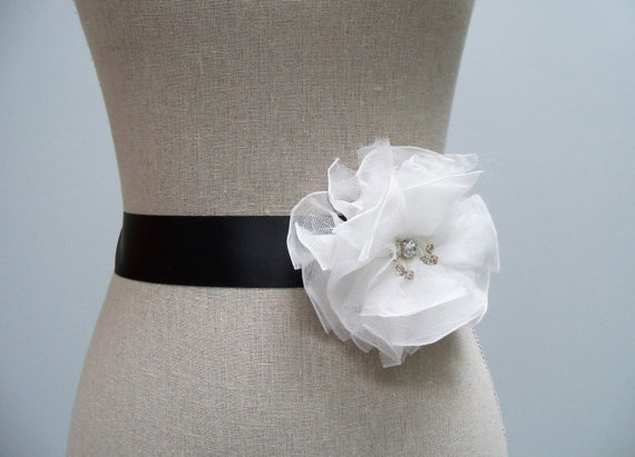 handmade wedding dress sash