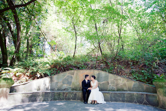 red wood forest wedding