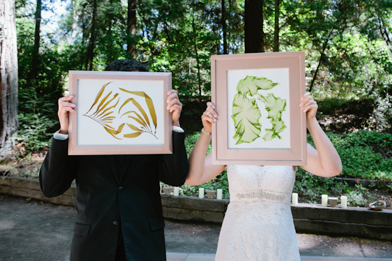 red wood forest wedding