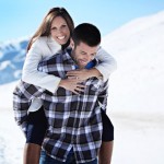 Snowy Idaho Engagement