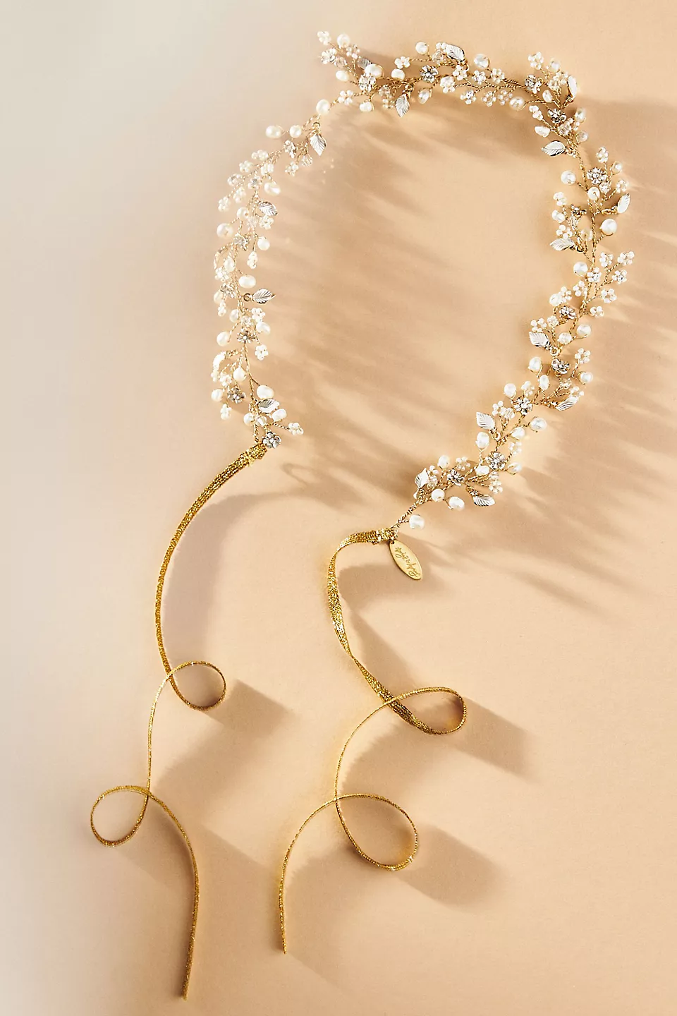 beaded bridal leaf hair vine for wedding veil alternatives