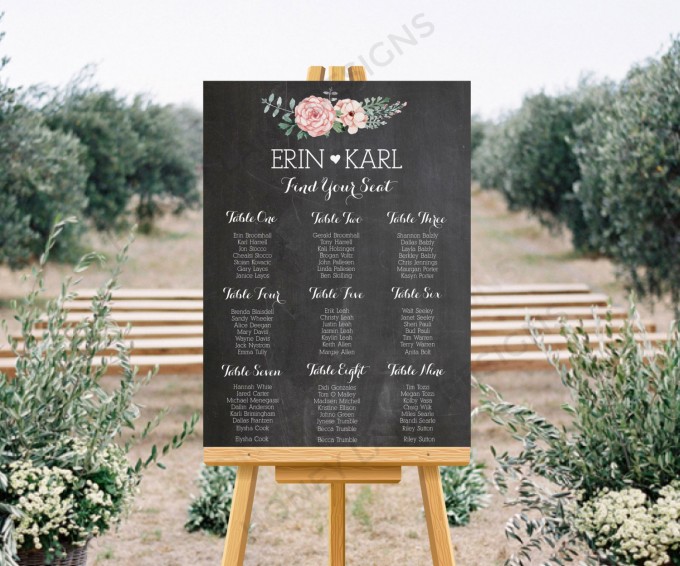How to Assign Wedding Seats in 4 Easy Steps | https://emmalinebride.com/how-to/assign-wedding-seats/