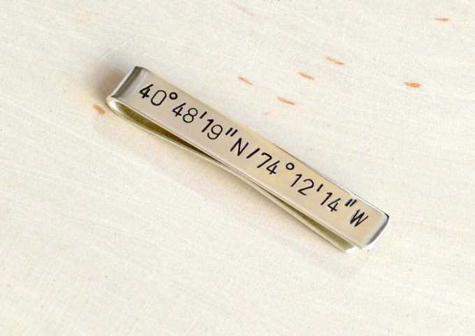 personalized tie bar