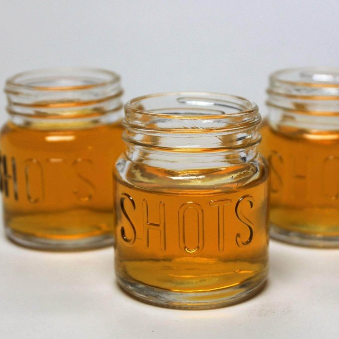 mason jar shot glasses