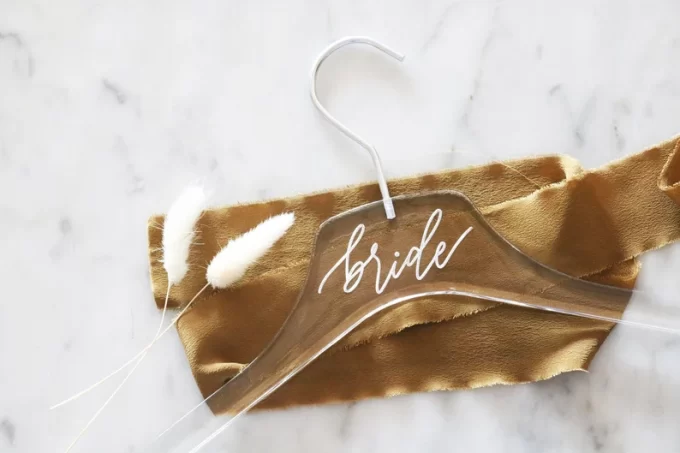 custom dress hangers for weddings
