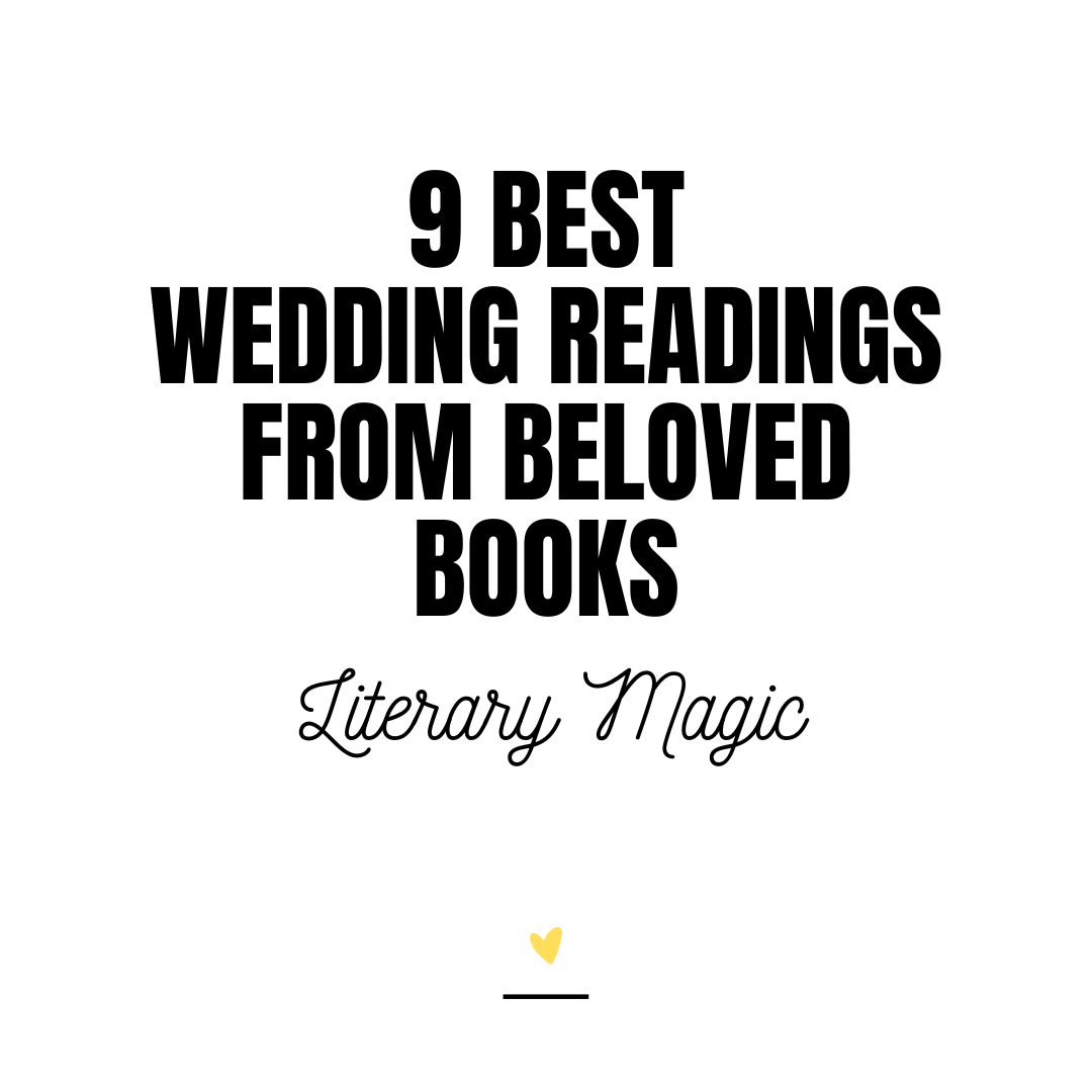 9 Wedding Readings from Beloved Books