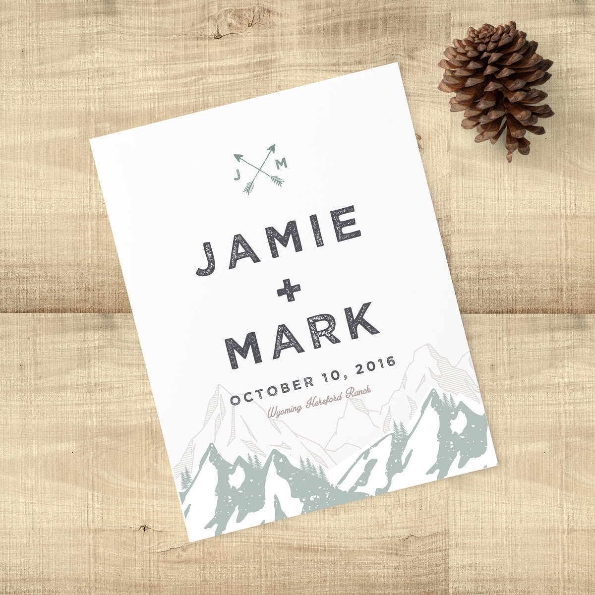 mountain save the date by PixieChicago