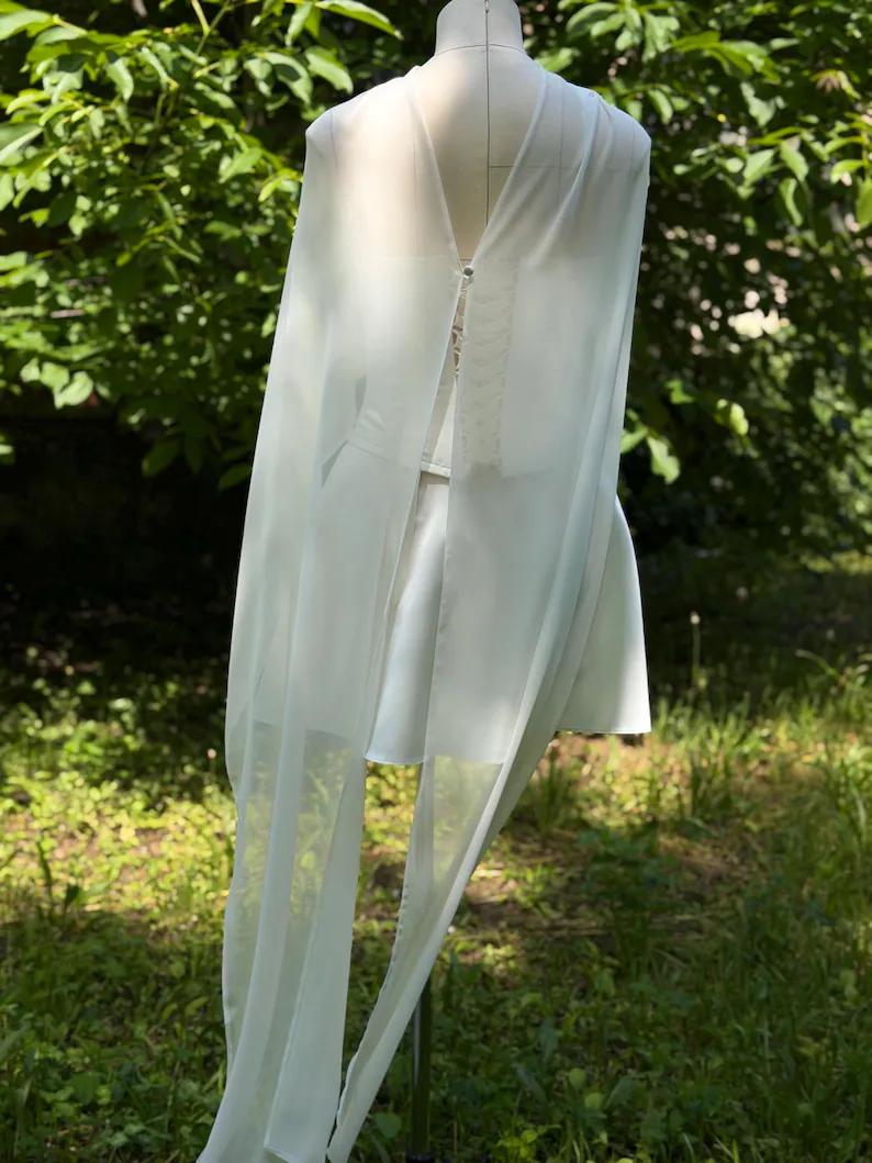bridal scarf cover up