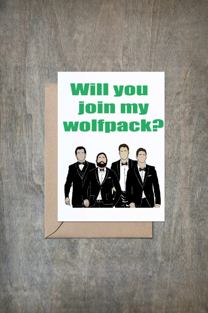 wolfpack card | Funny Groomsmen Cards He'll Actually Want to 