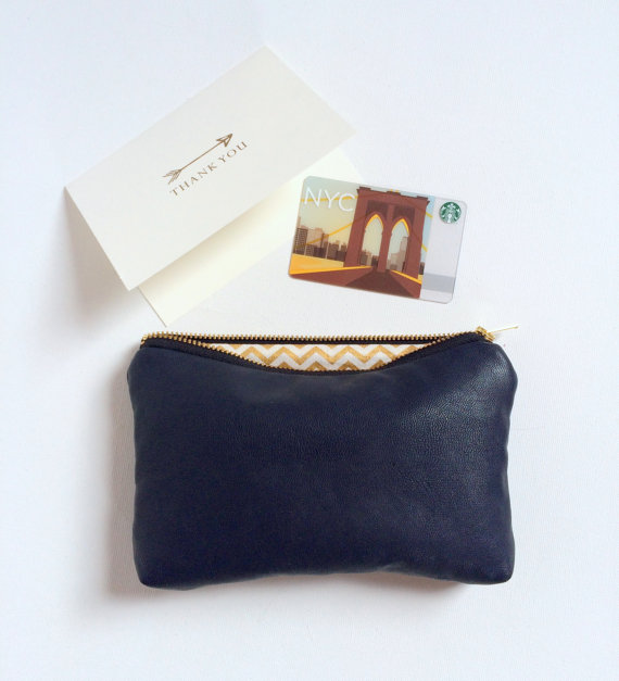 cute leather pouch