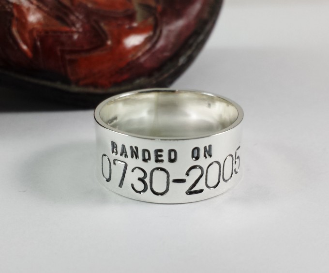 banded wedding ring by CharitableCreations