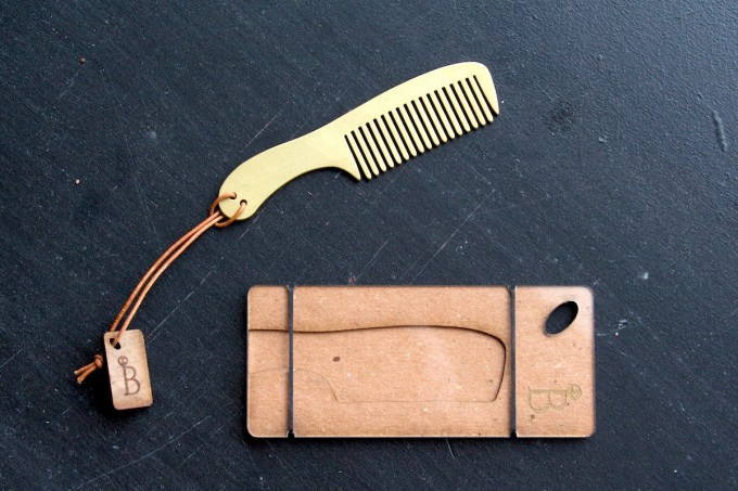 beard comb by burton and levy