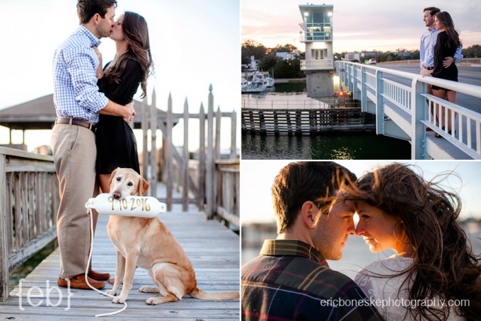 Wrightsville Beach NC Engagement Session // Photo by Eric Boneske Photography // Micaela and Chris 