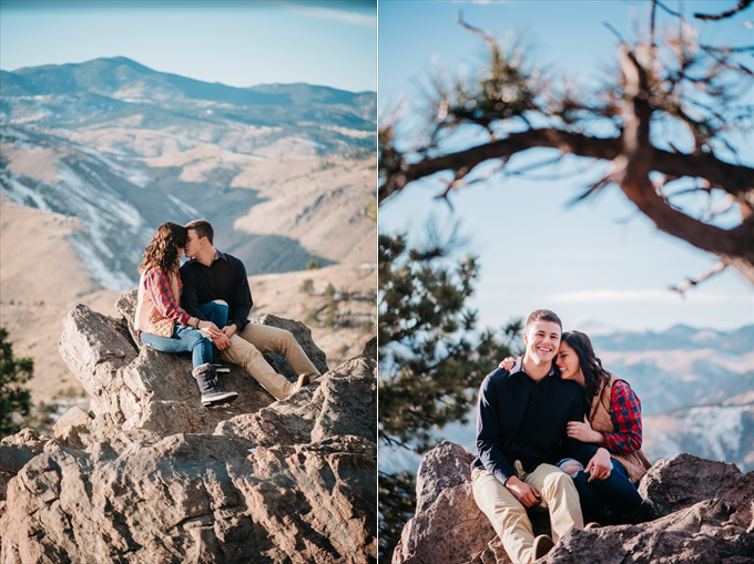 engagement session lookout mountain colorado | http://www.emmalinebride.com/real-weddings/engagement-session-lookout-mountain/ | photo: Searching for the Light Photography - Colorado Wedding Photographer