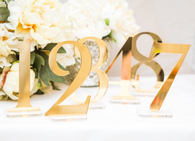 Why you need table numbers for your wedding | table number | via https://emmalinebride.com/reception/do-you-need-table-numbers/