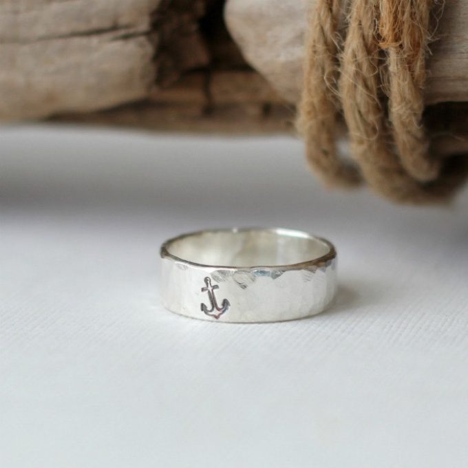 nautical wedding theme ring
