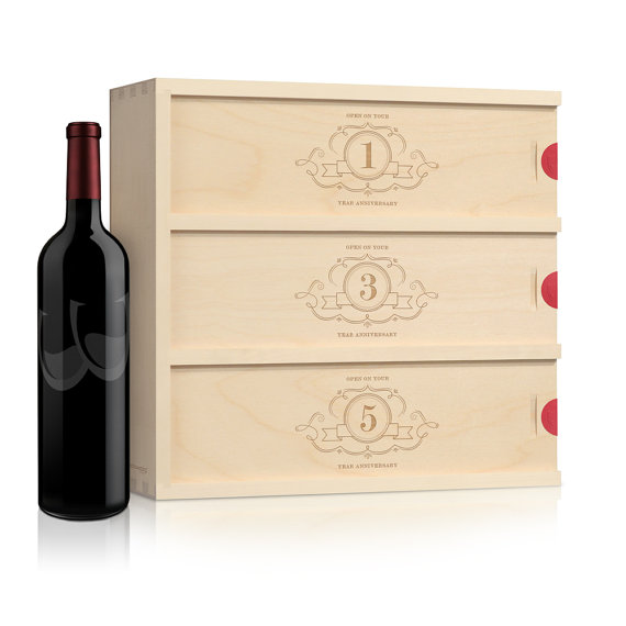 anniversary wine box