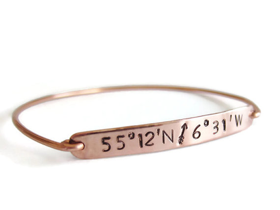 bangle bracelet latitude and longitude
