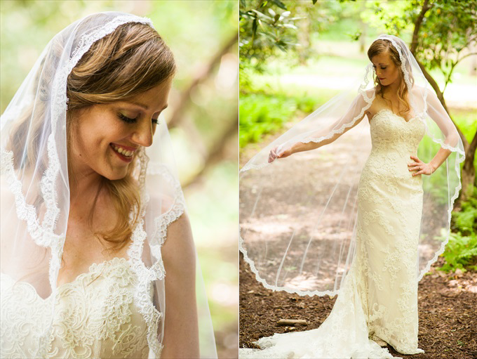 bride flowing veil spring wedding | Kelly and Paul's Rustic Spring Wedding in Georgia (Georgia Weddings) | http://www.emmalinebride.com/real-weddings/a-magnificent-rustic-spring-wedding-in-georgia-weddings/ | photo: You Are Raven