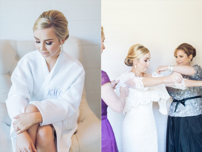 bride getting ready for wedding | A Beautiful Sainte Terre Louisiana Wedding(Real Weddings) | http://www.emmalinebride.com/real-weddings/a-beautiful-sainte-terre-wedding-in-louisiana-real-weddings/ | Photo:  Photography by Micahla Wilson