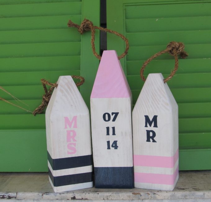 buoys | via 50+ nautical wedding theme ideas at EmmalineBride.com