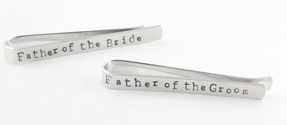 father of the groom tie bar
