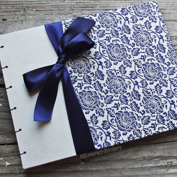 sapphire guest book by emersonbindery