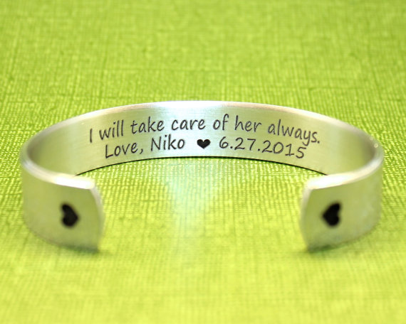 take care of her always bracelet