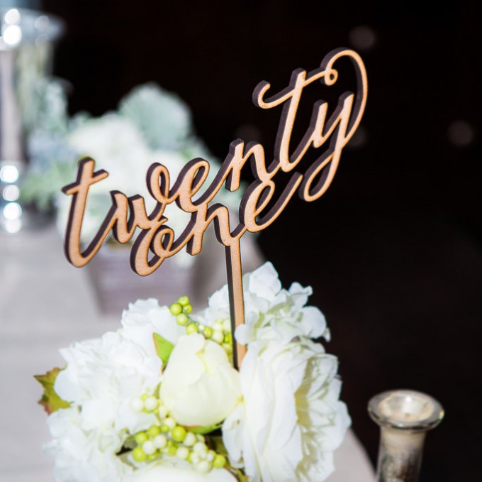 Why you need table numbers for your wedding | table number | via https://emmalinebride.com/reception/do-you-need-table-numbers/