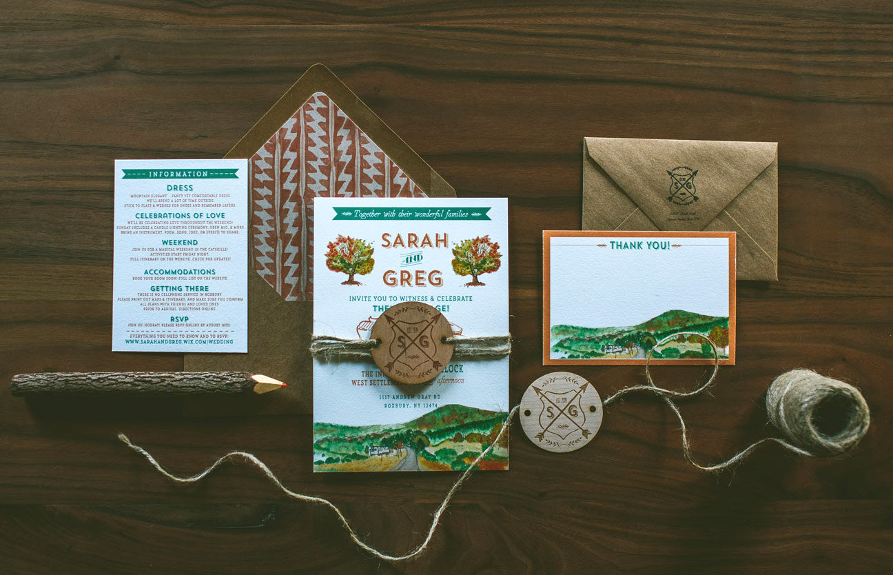 7 Amazing Rustic Wedding Invitations Etsy Finds | Emmaline Bride