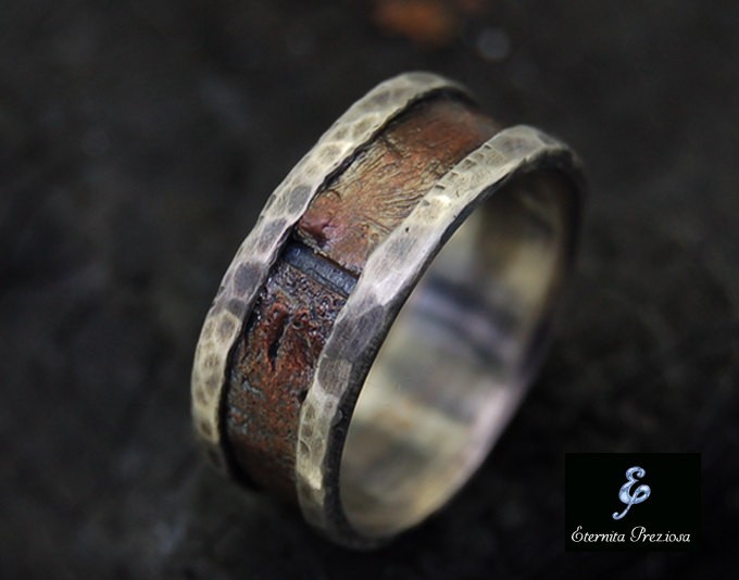 copper mens ring