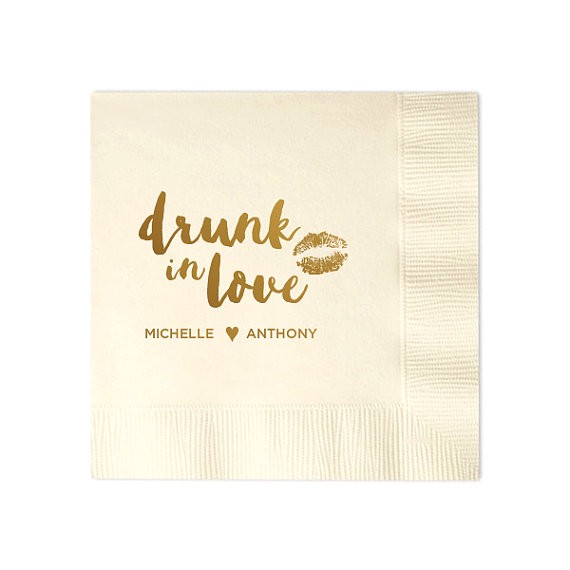 drunk in love napkins by foryourparty